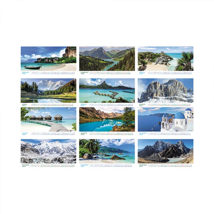 CALENDARIO DA TAVOLO "PAESAGGI" GI064 - immagine 2