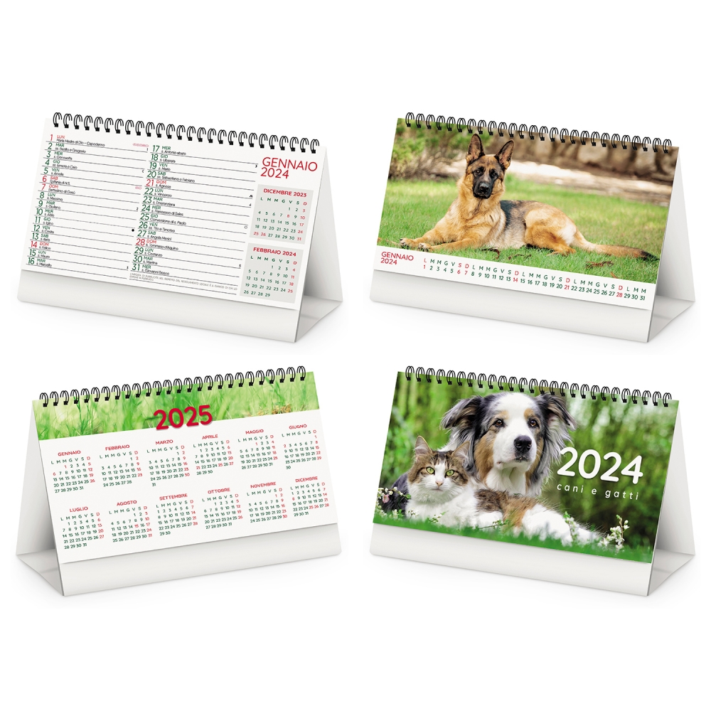 CALENDARIO DA TAVOLO “CANI E GATTI” GI074